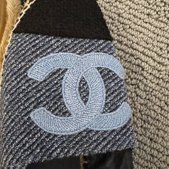 Authentic Chanel Women's Blue Espadrilles - Picture 4 of 5